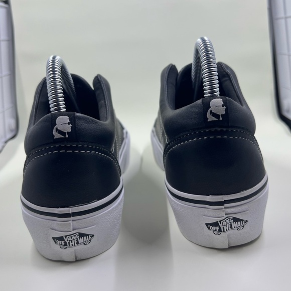 VANS Karl Lagerfeld x Old Skool Laceless Platform Black sneakers in size 6.5 - Picture 5 of 8